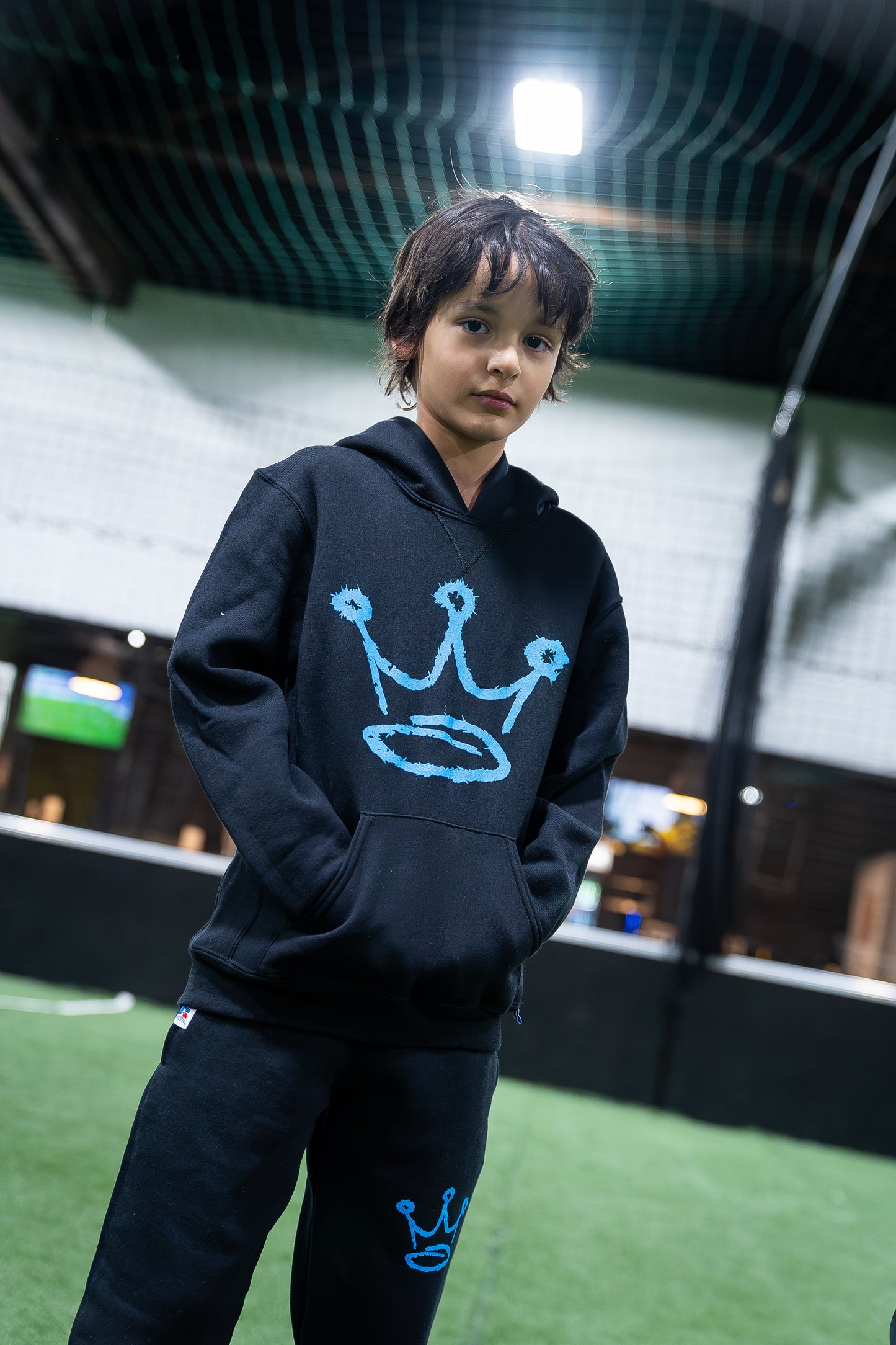 Blue Crown Hoodie