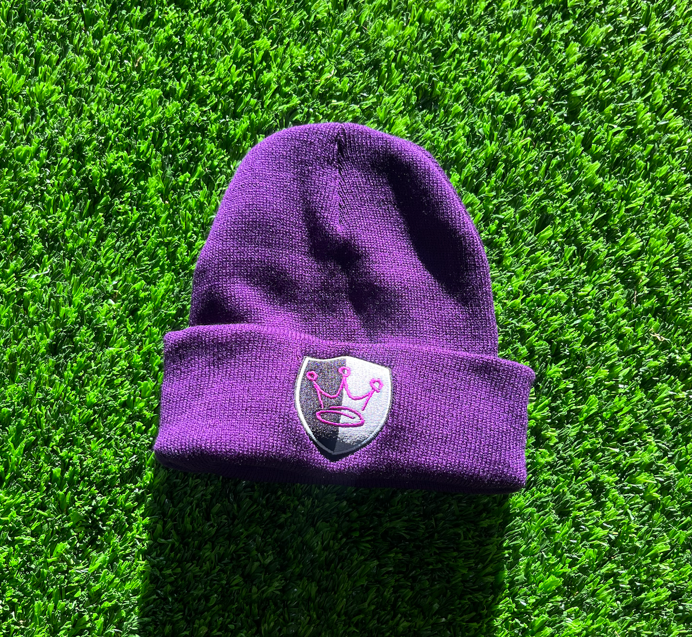 Purple BCFC Beanie