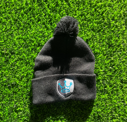 Black Pom-Pom BCFC Beanie